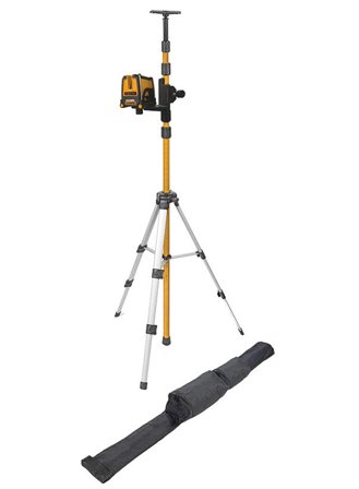 Ironside 102125 Krysslaserpakke med stativ, grønn laser, Laserinstrumenter