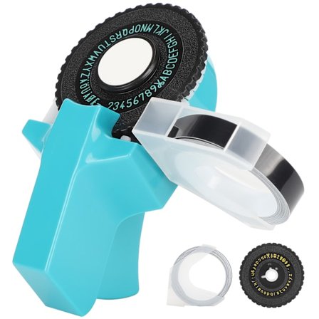 Präglingsetikettskrivare Hjulskrivare Mini Manuell Handhållen Bärbar Skrivare Märkningsmaskin E-101