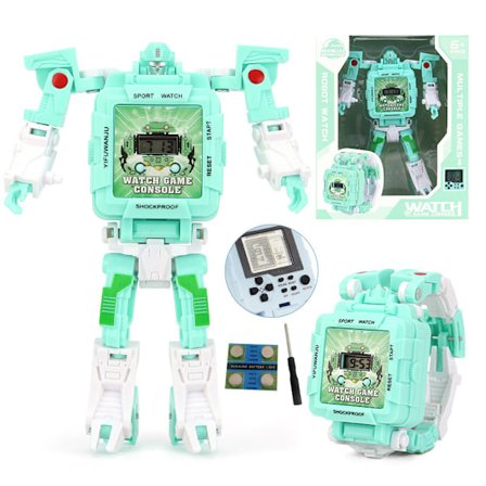 Robot Transformer Barnklocka