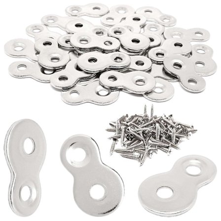 YuGtcen 32 stk. Figur 8 Beslag, Figur 8 Bordpladebeslag med Skruer Kraftige
