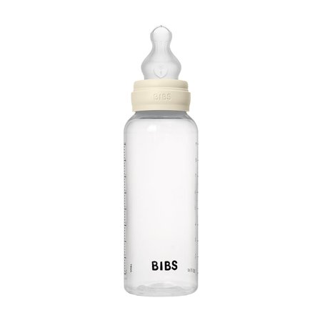 BIBS Sutteflaske Medium Flow Silikone Ivory 270 ml, Børn & Forældre, Sutteflasker & Tilbehør, Sutteflasker
