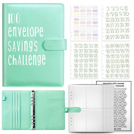 Konvoluttutfordring Binder Sparebok GRØNN