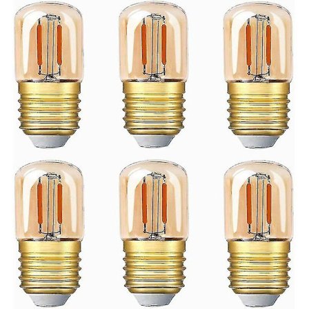 Rørformet LED-lyspære Gw T28 Edison LED-filamentpære E27 Skruebase 2200k Varm