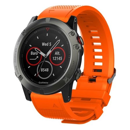 Garmin Fenix 5S silikone Urrem - Orange