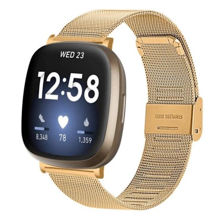 Milanese Mesh Bracelet Fitbit Versa 3/Sense Guld