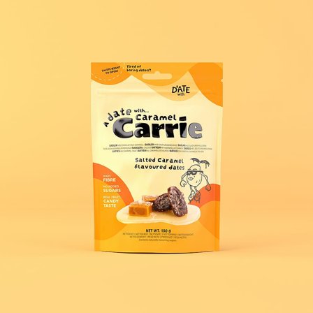 a DATE with Tørret dadler Caramel Carrie 100 g, Helse & Madvarer, Tørret Frugt & Nødder, Tørret Frugt