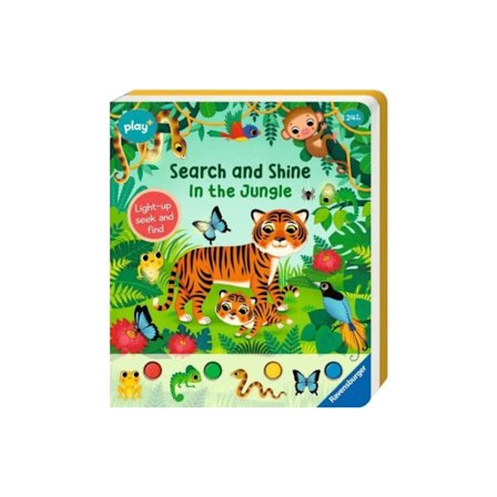 Search and Shine In the Jungle (bok, board book, eng)