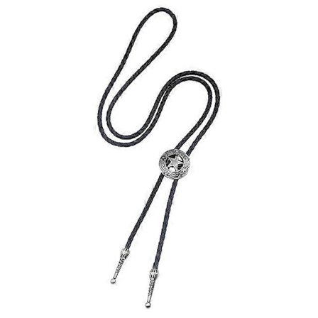 Vintage Cowboy Jazz Hatt Legering herr bolo tie Män Kvinnor Läderrep Långt Halsband Tröjkedja Skjortor Bolo Tie Herraccessoarer Halsdukar (