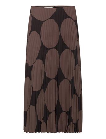Kyllikki Kivet Skirts Pleated Skirts Brun Marimekko*Betinget Tilbud