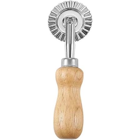 Ravioli-stempelmaskine i aluminiumlegering Ravioli-stempelskærer med rulle til dumplings, kage og pastadej