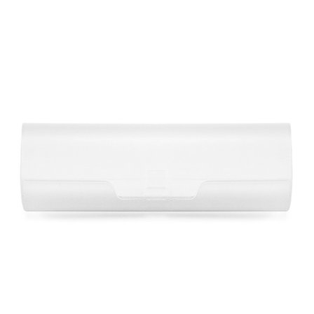 Frostet plast gjennomsiktig brilleetui Enkel Lett