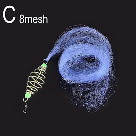 Fiskenett Fiskegarn Sticky Fish Net Kastenett