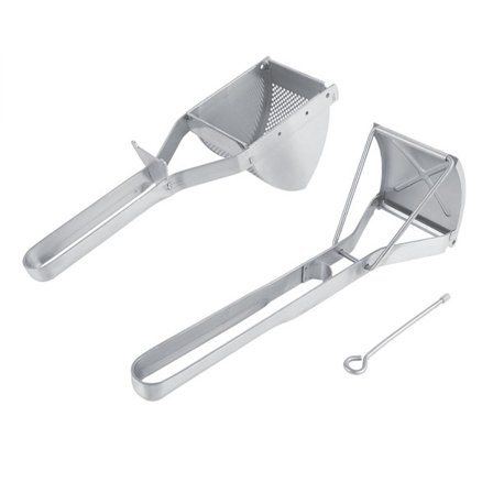 Rostfritt stål manuell multifunktionell potatispress Smasher Juice Maker