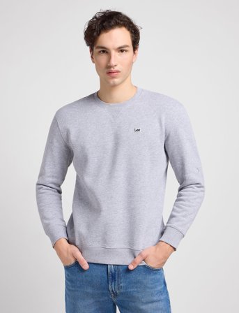 Lee Jeans Plain Crew Sws - Grey - XXL
