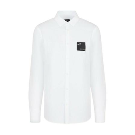 Armani Exchange, Formal Shirts Wit, Heren, Maat:M