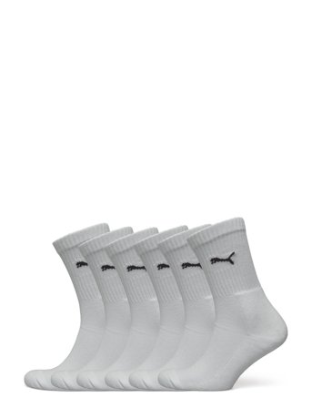 Puma Unisex Crew Sock 6P Ecom White PUMA