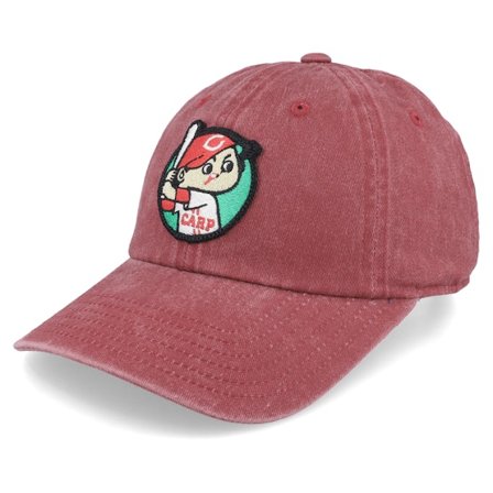 American Needle - Rood unconstructed Cap - Hiroshima Toyo Carp Archive Red Dad Cap @ Hatstore