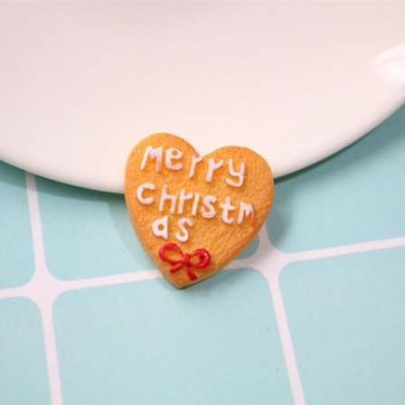 20stk/sett Christmas Series Resin Figur Håndverk HJERTE HJERTE