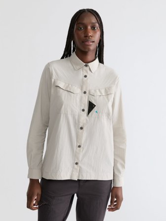 Klättermusen Syn LS Shirt Women's - Silver Creme - M
