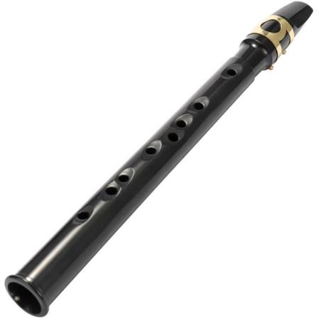 Svart Mini Bærbar Saxofon med Bæreveske Perfekt for Musikere og B