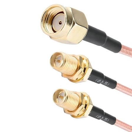 SMA Hunn til Dobbel SMA Hann Y Splitter Skjøteledning RG316 Adaptere