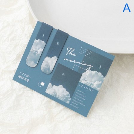 2 st Bokmärken med Magnet