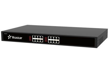 YEASTAR VoIP-Gateway TA1610 16xFXO RJ11 bzw. 1xFXO RJ21