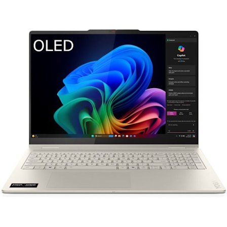 Bärbar dator Lenovo Yoga 7 16AKP10 16" OLED pekskärm 120 Hz Copilot+ AMD Ryzen AI 7 24 GB RAM 1 TB SSD Ljusgrå
