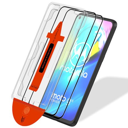 2-PACK Motorola Moto G8 Power Näytönsuoja - Karkaistu Lasi | [Automaattinen Asennus] - Kuplaton