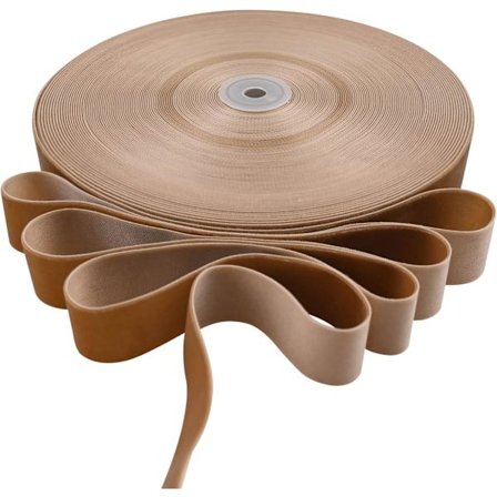 Vintage Khaki Velvet Ribbon, 1 tum X 30Yds Single Face Velvet Band för gåva