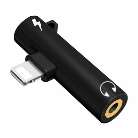 För iPhone 8 7 Plus X Lightning till 3,5 mm Aux-hörlursladdare J