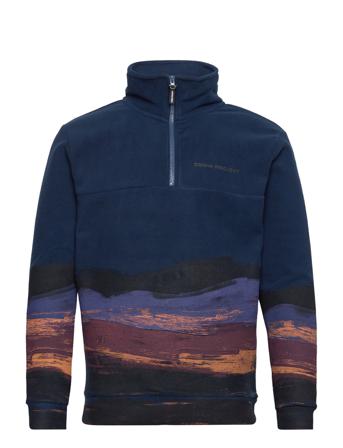 Dpwavelength Half Zip Fleece Patterned Denim Project