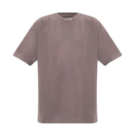 Heron Preston, T-shirt z logo Szary, Mężczyzna, Rozmiar: M