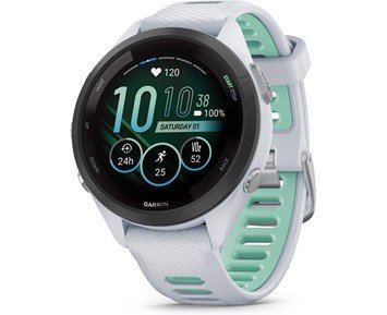 Garmin-Forerunner 265S, 42mm Whitestone-Løpeklokke som hjelper deg med å planlegge treningen-Personal training-Smartklokker fra Garmin