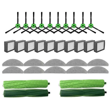 For Combo J5, J5+ Plus, I5, I5+ Plus Erstatningsdeler Rulle Sidebørste Hepa Filter Støvpose