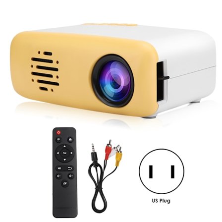 Mini söt LED HD 1080P projektor stödjer smartphone PC bärbar dator TV-box USB-minne