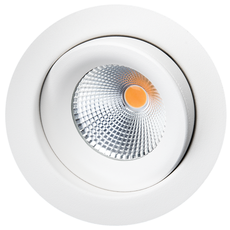 SG Armaturen Junistar Eco Isosafe Downlight LED, 7W, 8-pakning 2000-2800 K, 510 lm, Belysning