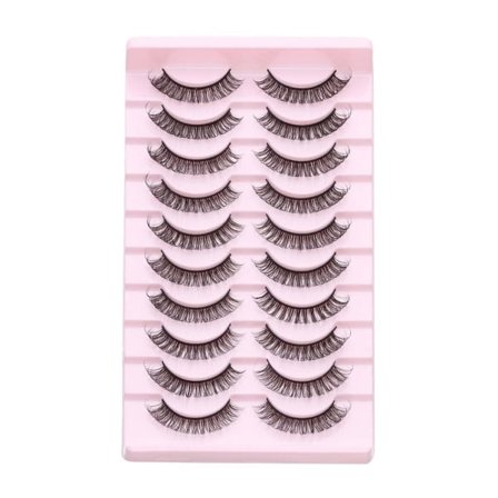 10 par 3D Mink DD Curl Russiske falske øjenvipper