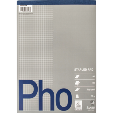 Blokk Bantex A4 Ruter U/Hull