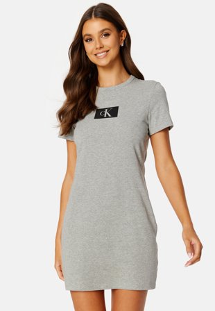 Calvin Klein S/S Nightdress P7A Grey Heather Klær