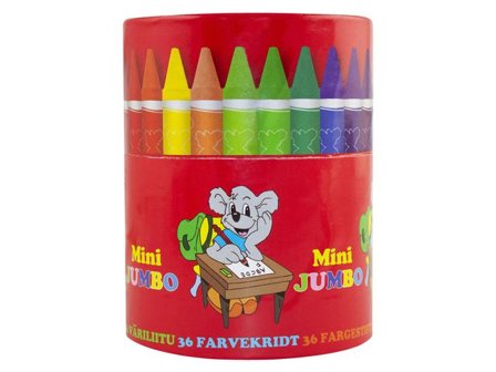 SENSE Vaxkrita Jumbo 36/fp - Lyreco - Skola och förskola - Bild och form - Kritor