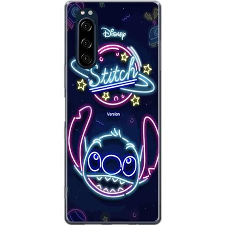 Sony Xperia 5 Gjennomsiktig deksel Stitch Neon