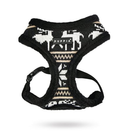 Puppia - PRANCER Black - Fodrad Hundsele - Hundsele