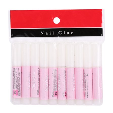 10 st Nail Extension Lim Adhesive Gel Manikyr Verktyg