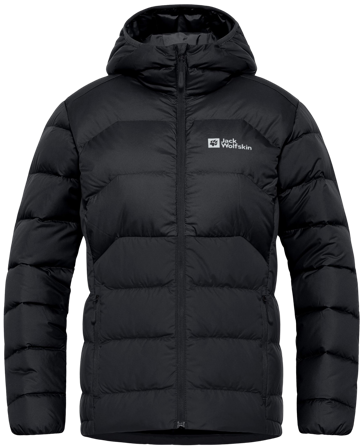 Jack Wolfskin Ather Down Hoody naisten takki, Black - Takit