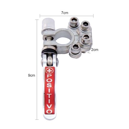 Hurtigkoblingsterminal til bilbatteri, hurtigudløsningsklemme til fjernelse af batteri, multi-hul batteriterminalforbindelse