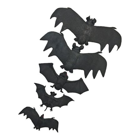 Halloween-lepakko Halloween-koristeet - 5 kpl kumista ripustettavaa lepakkoa Halloween