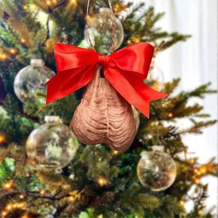 Sjove julepynt-spøgelsesgaver til voksne, grimme nøddeknækkerdekorationer, festlig gag-gaveidé, ÉN STØRRELSE