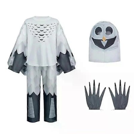 2025 99-netters i skogen hjortedrakt ugle skog cosplay kostyme halloween dyr topp bukser maske hanske cosplay kostyme 120