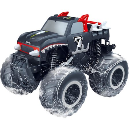 4WD Amfibie RC Monstertruck - Vandtæt terrængående offroader, bedste gave til børn 6-12 drenge piger